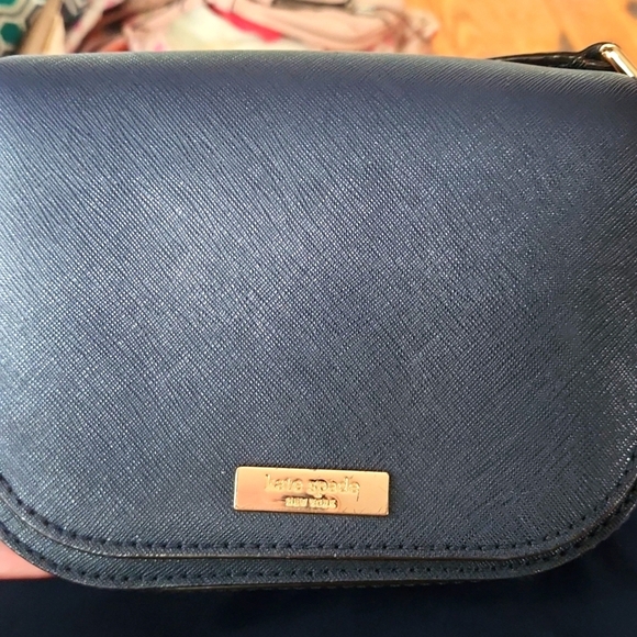 Kate Spade Dark Blue Crossbody Bag Purse - Picture 2 of 7